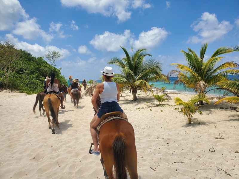 horseback ride along the beach