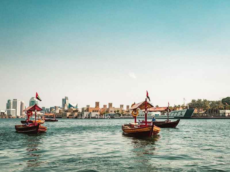 Cruise Dubai Creek on a Dhow