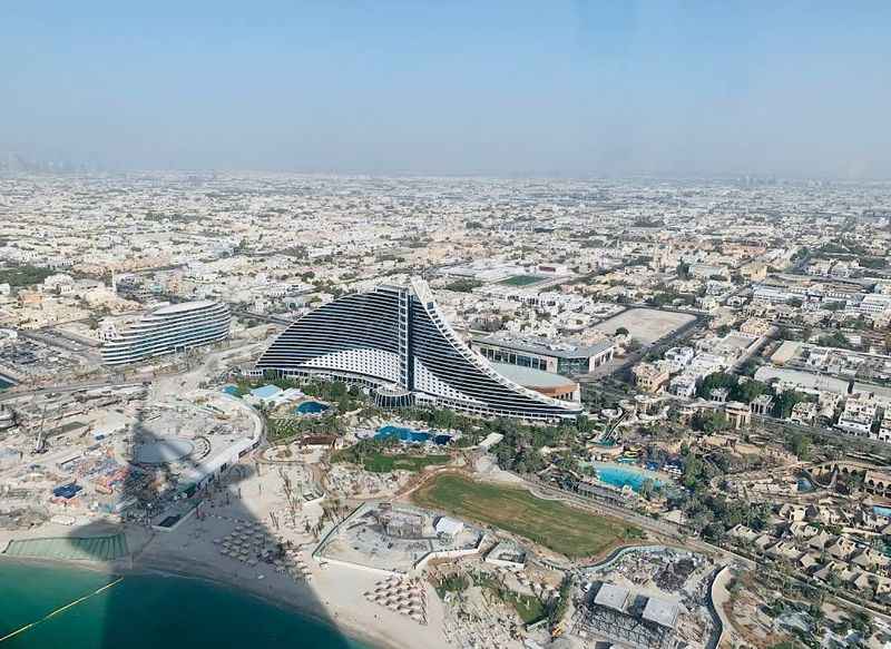 Majestic View from Burj Al Arab Hotel