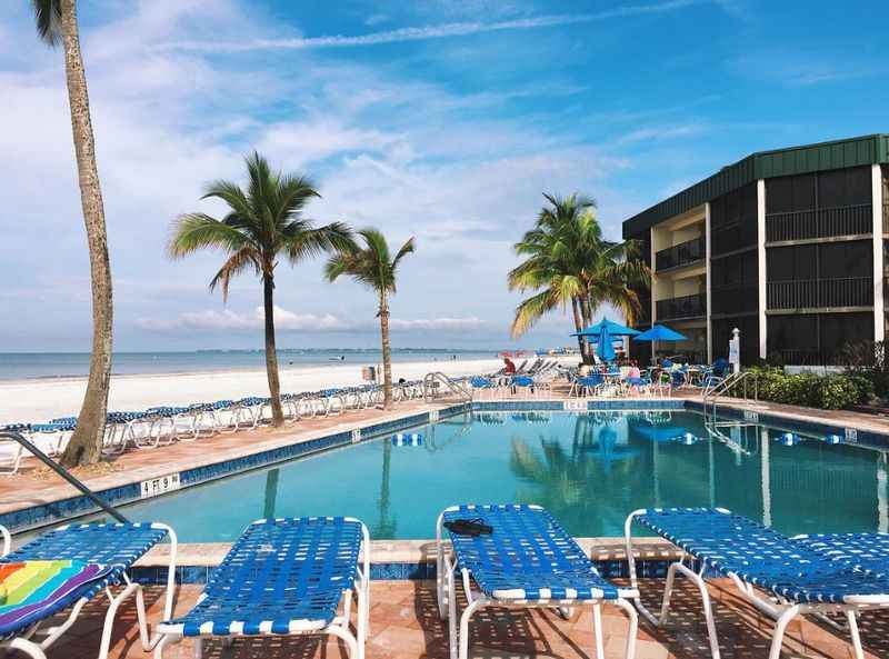 Beachfront Pool at Estero Island