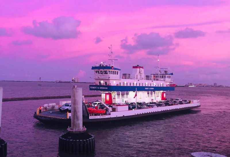 Galveston Port Bolivar Ferry