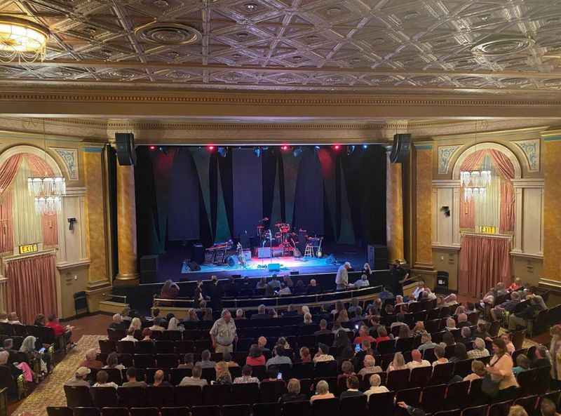 the stage at the theatre