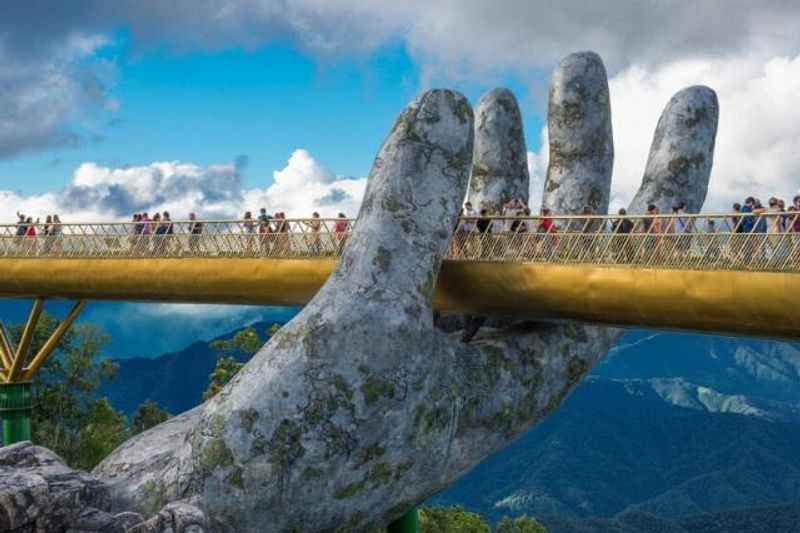 Vietnam's Golden Hand Bridge