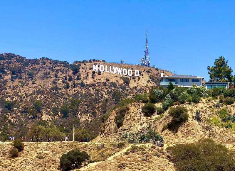 Hollywood Sign from Lake Hollywood Park