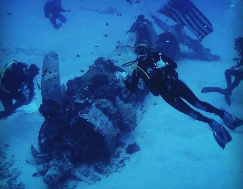 Corsair Wreck Dive Site