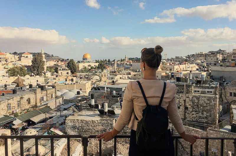 Panoramic Views From the Top of the City Walls at Zion Gate