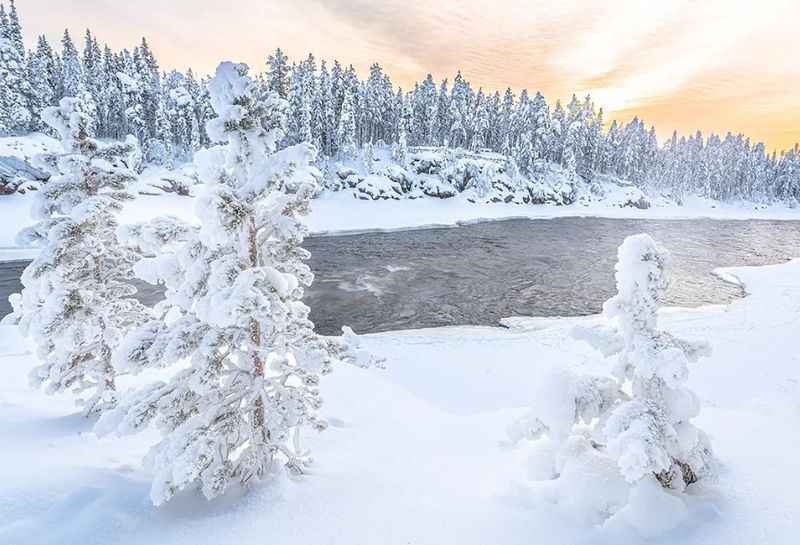 Frozen Torne River