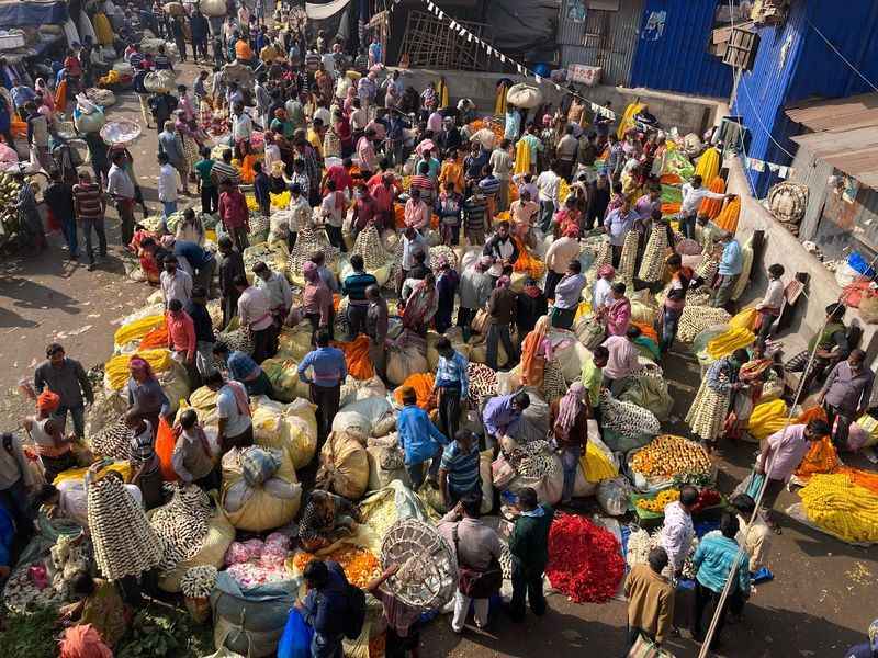 Mullick Ghat Flower Market