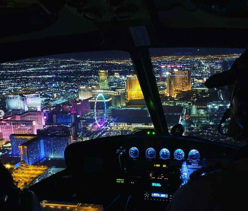 Helicopter Ride Over Sin City