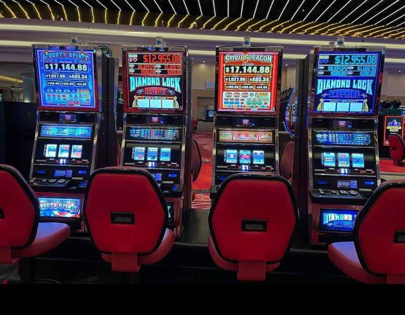 slot machines in a casino