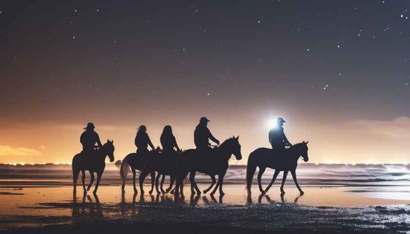 Moonlit Horseback Riding