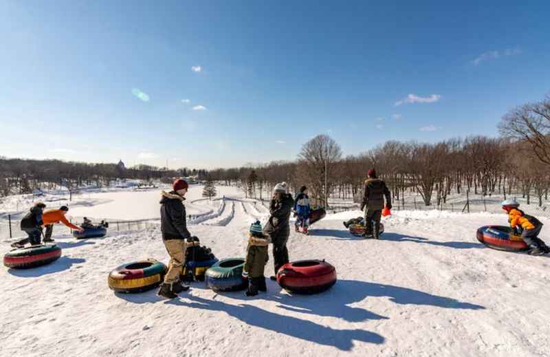 Snow Tubing at  Mount Royal Park