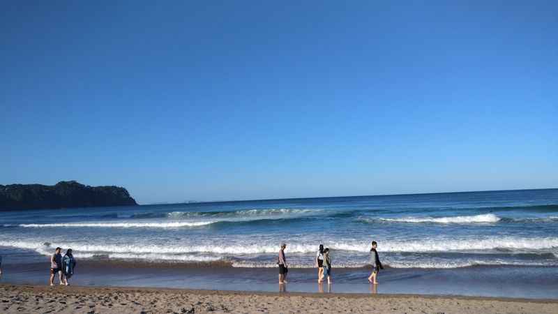 Hot Water Beach on the Coromandel Peninsula