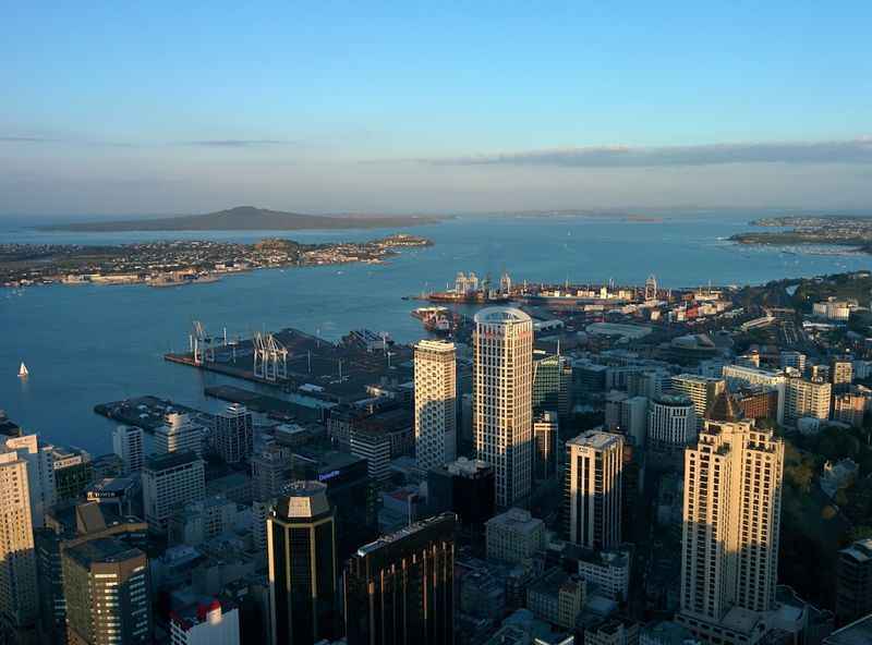 View from the Sky Tower in Auckland