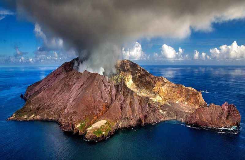 Volcanic Island of White Island