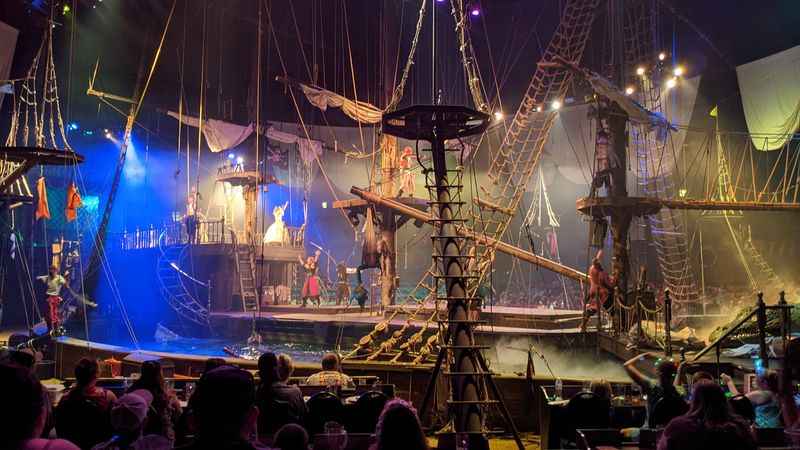 big ship as stage for theater
