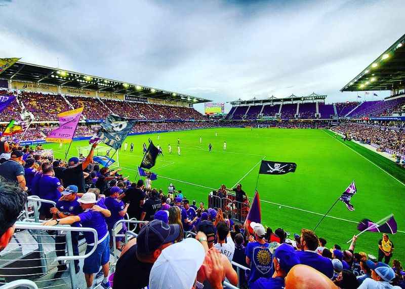 Soccer Game at Orlando City Stadium