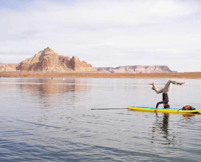 a man on a surf board in the water