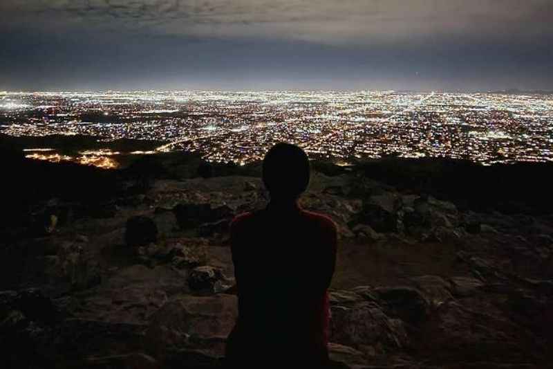 Hiking in Phoenix at Night