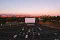 Drive-in Movies at Greater Phoenix at Night