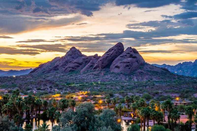 phoenix at night