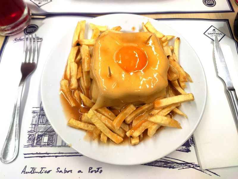 Francesinha at Cafe Santiago