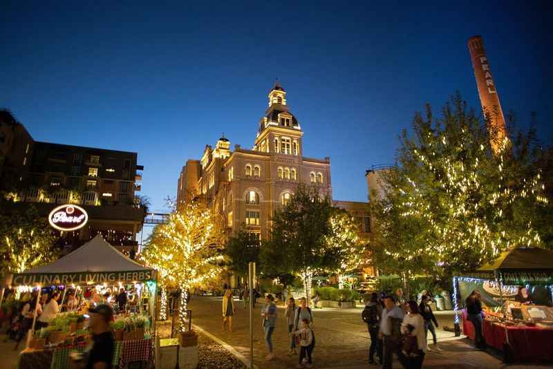 Historic Pearl Brewery after Dark