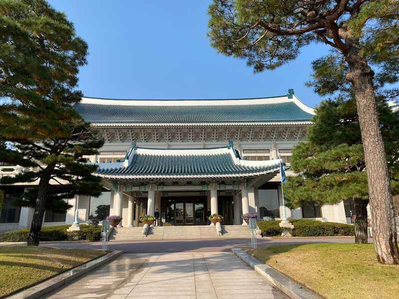 the entrance to the temple