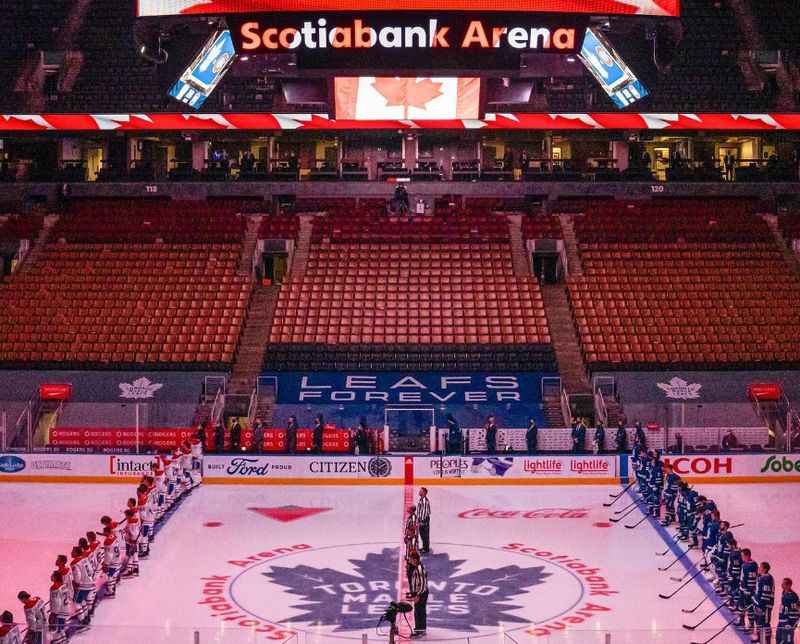 Maple Leafs in Scotiabank Arena