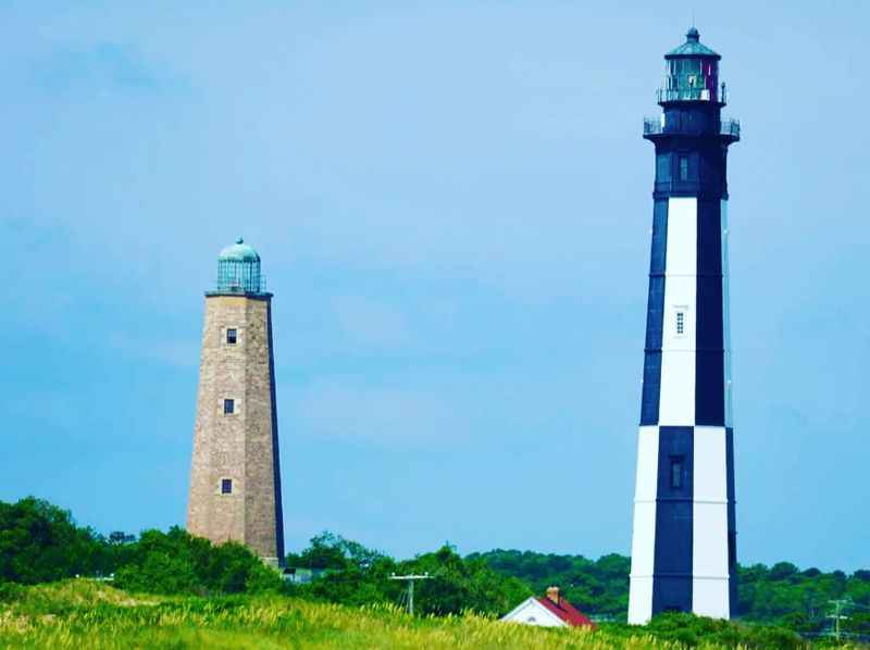 Two Cape Henry Lighthouses