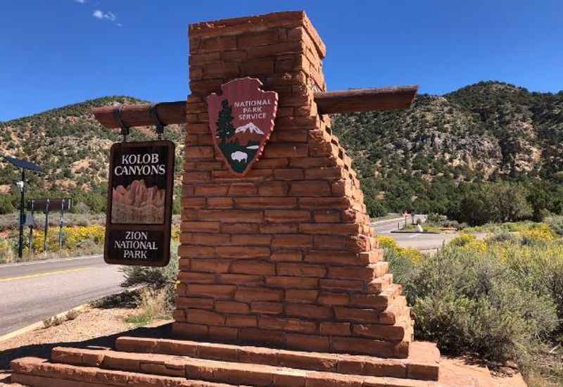 the Kolob Canyons