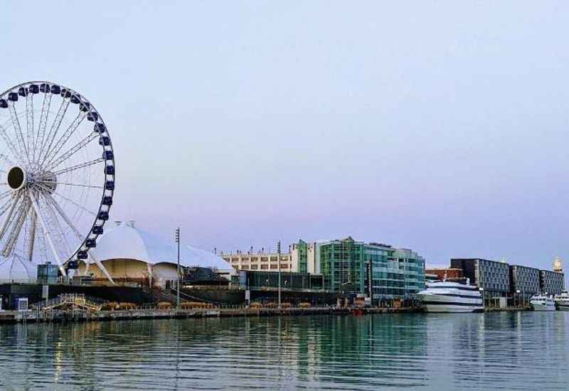 Navy Pier and Lake Michigan