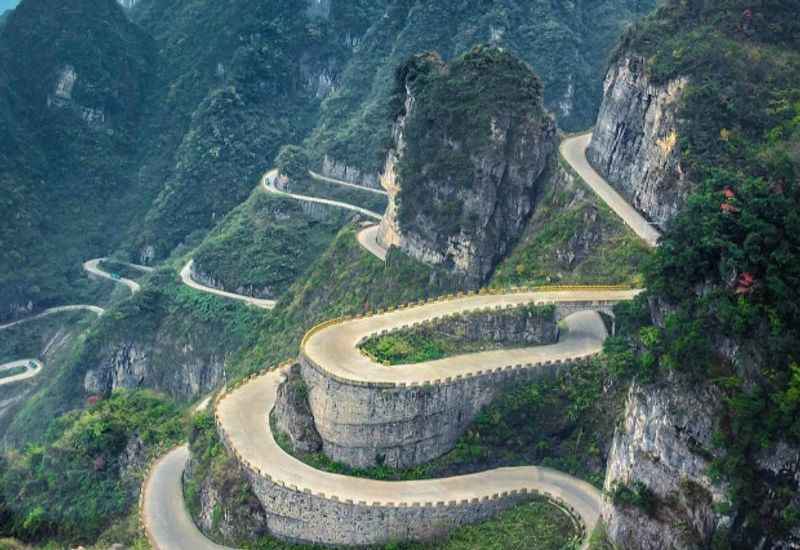 the Stairs at Tianmen Mountain