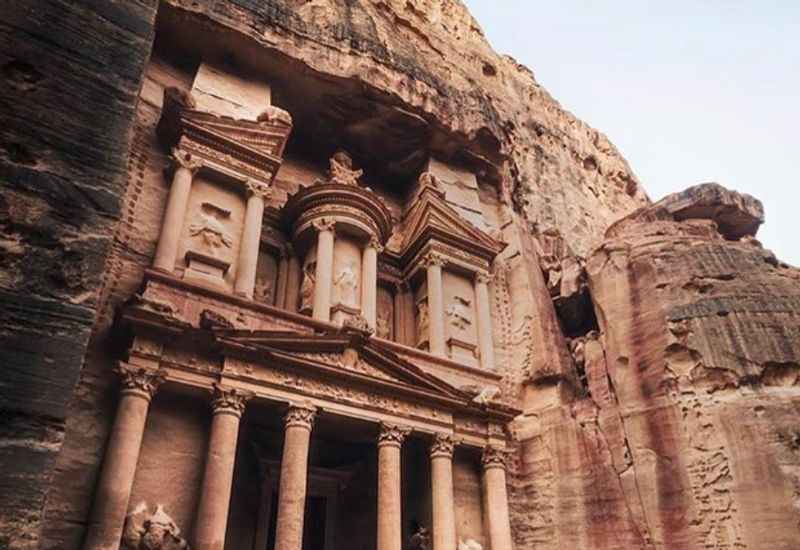 the Ancient Ruins of Petra in Jordan