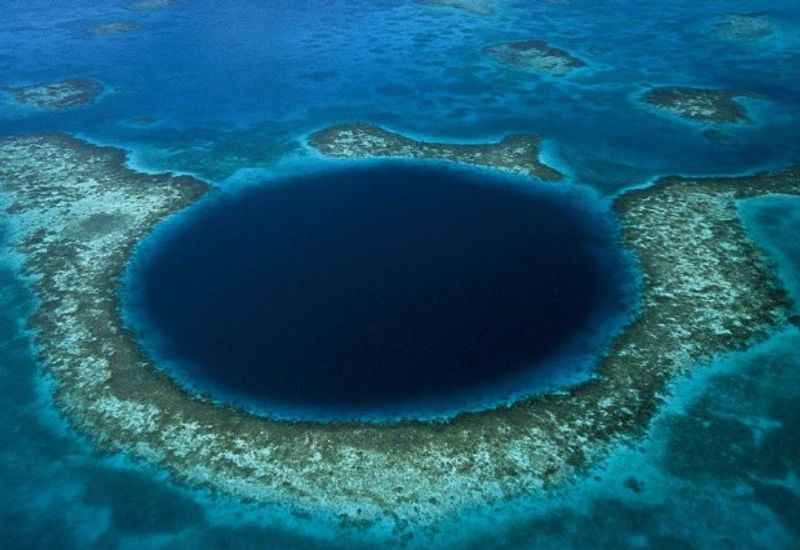 the Great Blue Hole