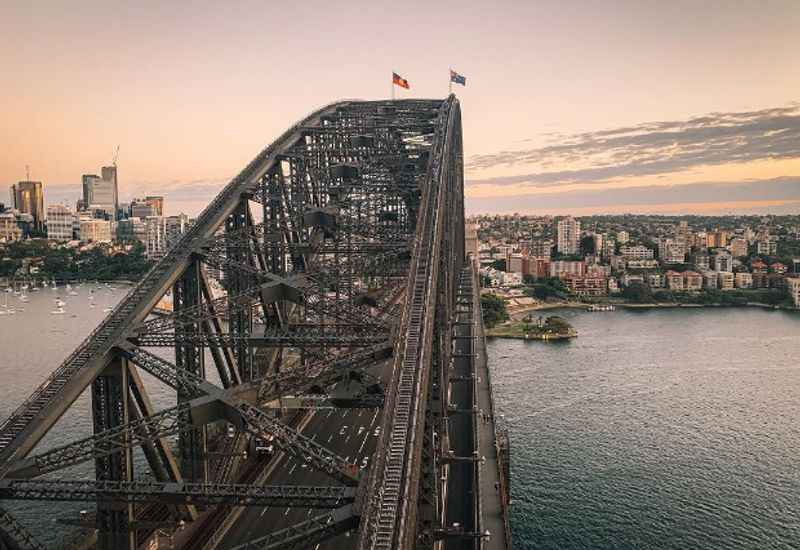 the Sydney Harbour Bridge