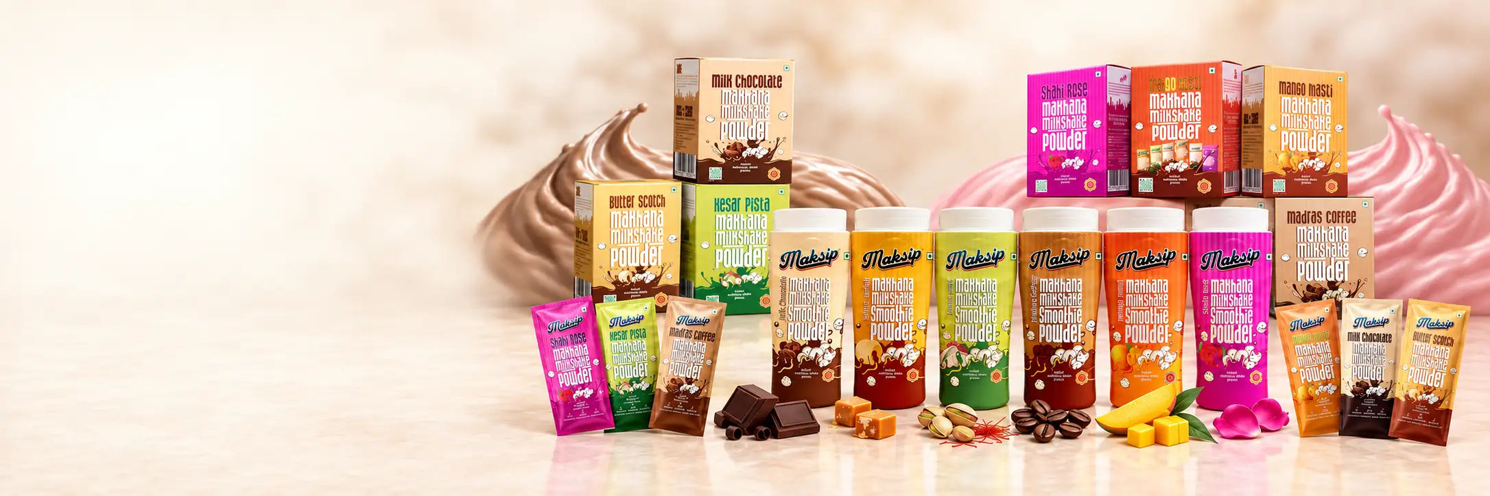 Makhana Shake Banner