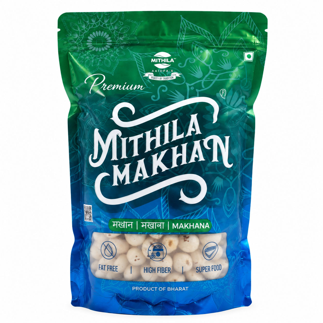Mithila Naturals GI-Tagged Premium Bold Mithila Makhan - 200 g