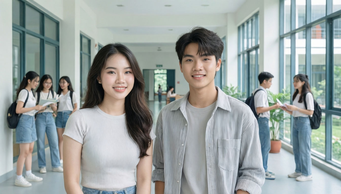 Quang cảnh trung tâm giáo dục hiện đại