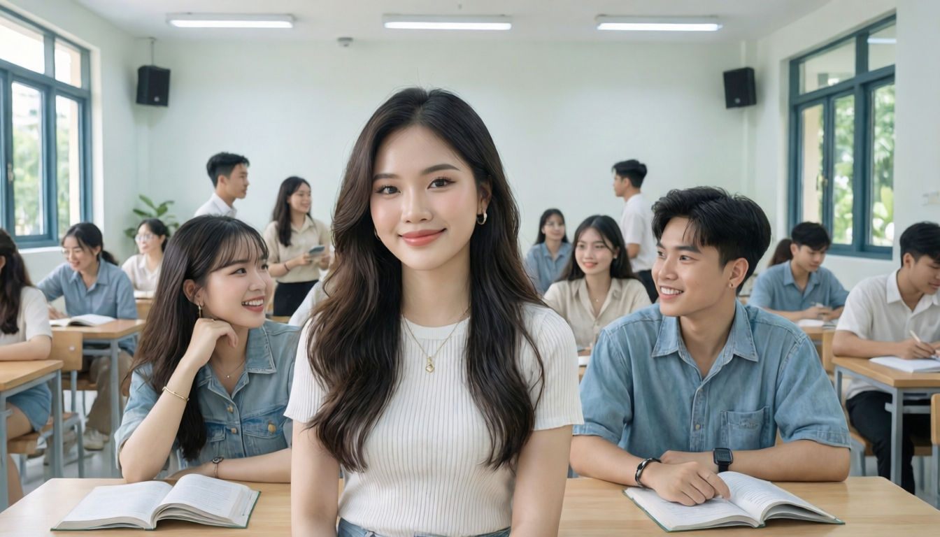 Hình ảnh lớp học mới khai giảng tại trung tâm giáo dục