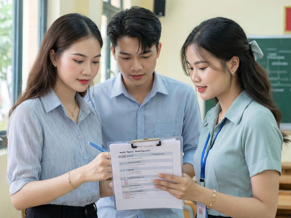 Checklist báo cáo tuần