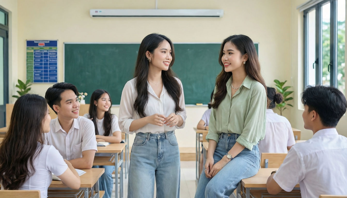 Bảng điều phối lịch học tại trung tâm giáo dục