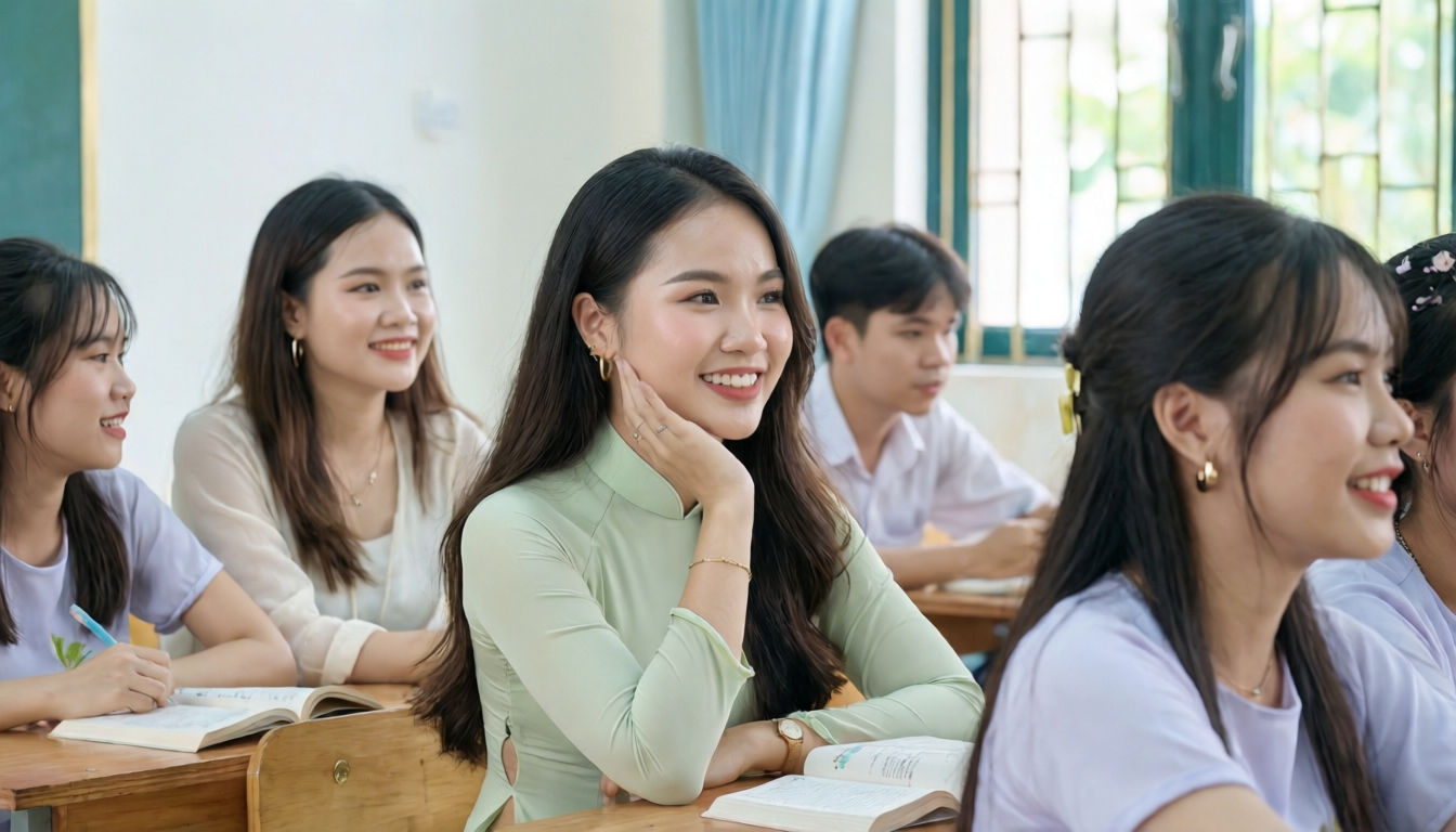 Hình ảnh tổ chức lớp học tại trung tâm giáo dục