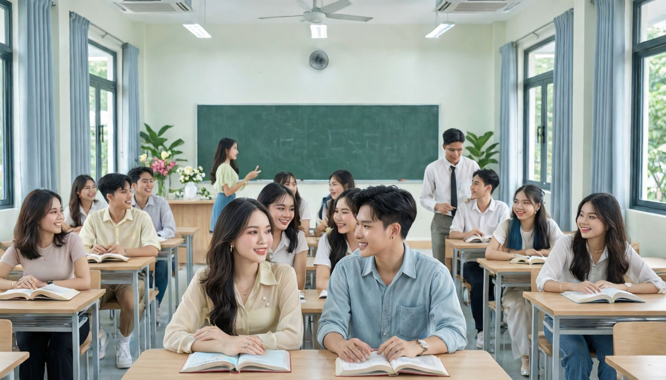 Modern educational center in Vietnam