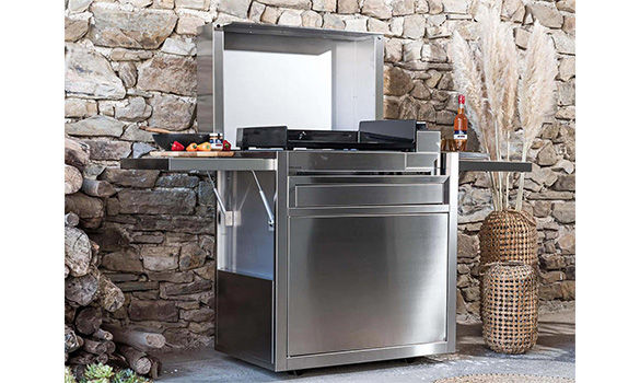 Plancha forge Adour sur chariot