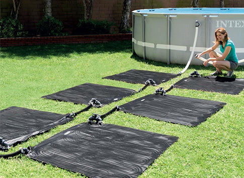 Tapis solaires chauffants pour piscine