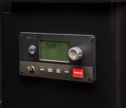 Panneau digital d'un barbecue Traeger