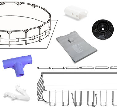 Schémas de piscines Intex