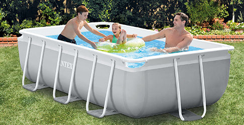 Piscine tubulaire avec pieds en U