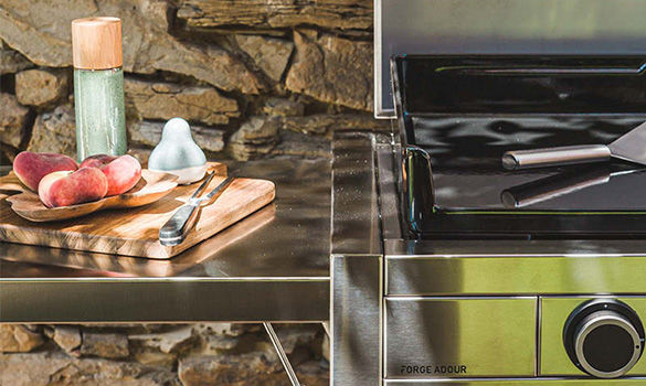 Plancha gaz Forge Adour Modern 60 inox